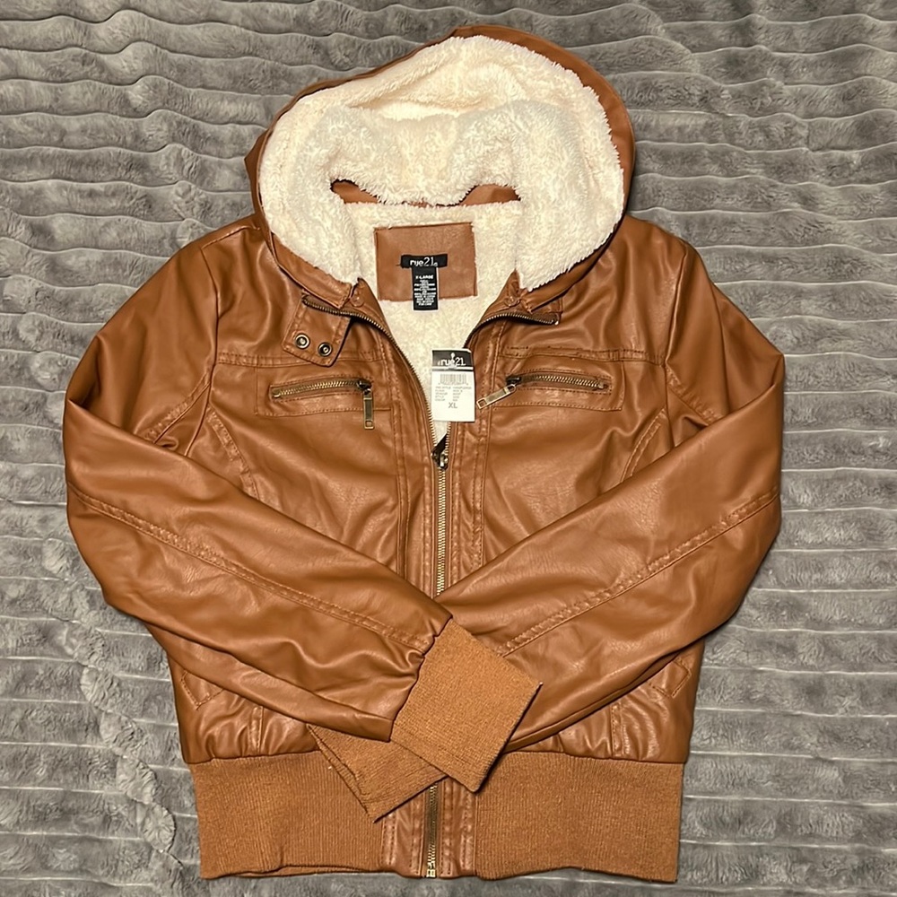 RUE 21 BOMBER JACKET XL• Never worn still has tags: been hanging in closet.